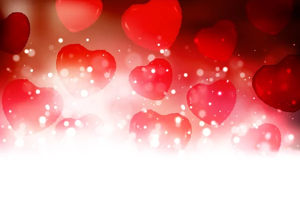 Corazón de San Valentín Fondo — Archivo Imágenes Vectoriales
