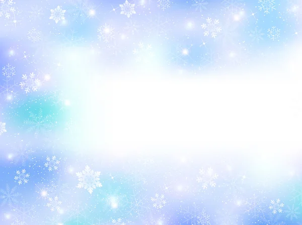 雪のクリスマスの背景 — ストックベクタ