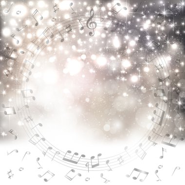 müzik kar arka plan