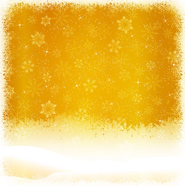 Snow Christmas background — Stock Vector