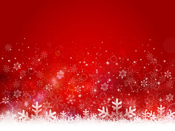 Snow sfondo di Natale — Vettoriale Stock