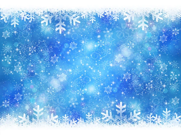 Snow Christmas background — Stock Vector