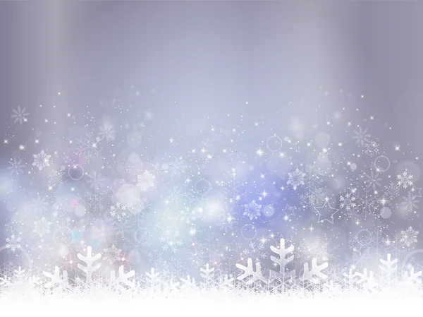 Snow Christmas background — Stock Vector