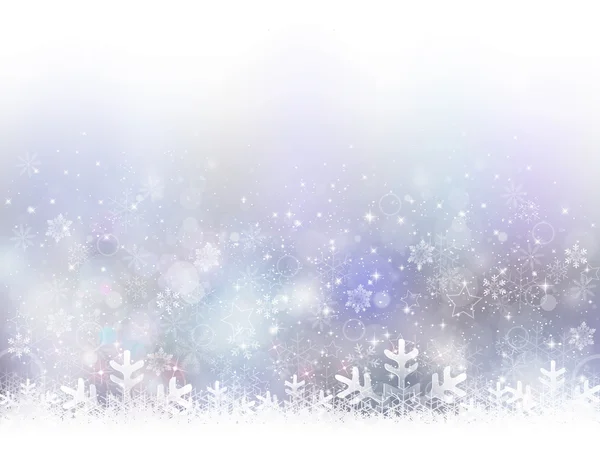 Fondo de Navidad de nieve — Vector de stock