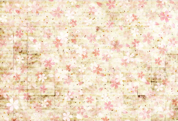 Cerise papier japonais fond — Image vectorielle