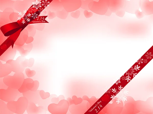 Valentine Heart Background — Stock Vector