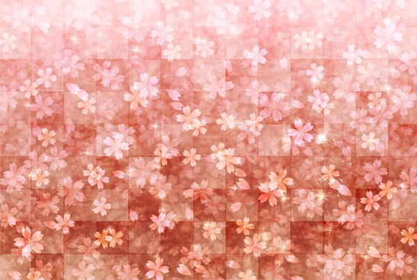 桜日本の紙の背景 — ストックベクタ