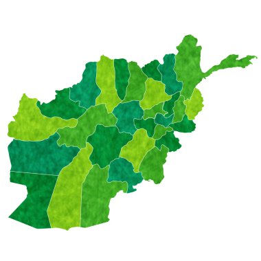 Afganistan Haritası ülkeler