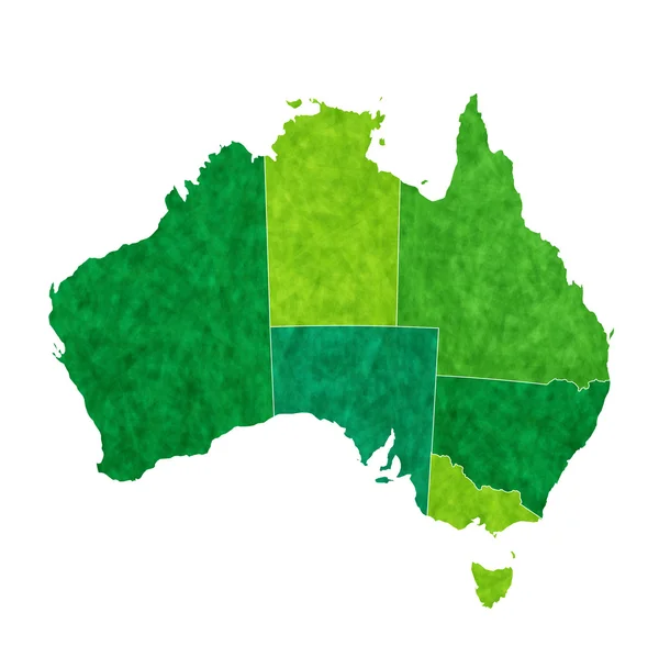 Austrália mapa país — Vetor de Stock