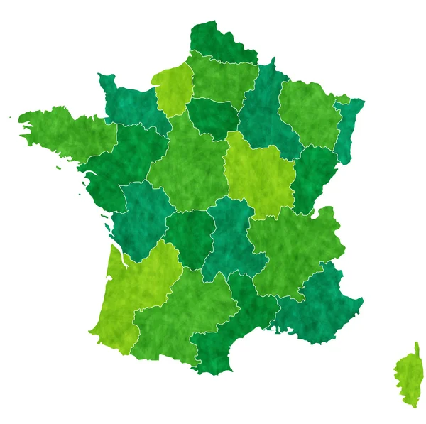 Francja mapa kraju — Wektor stockowy