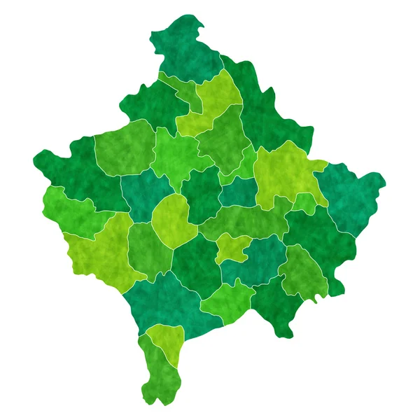 Kosovo mapa del país — Archivo Imágenes Vectoriales