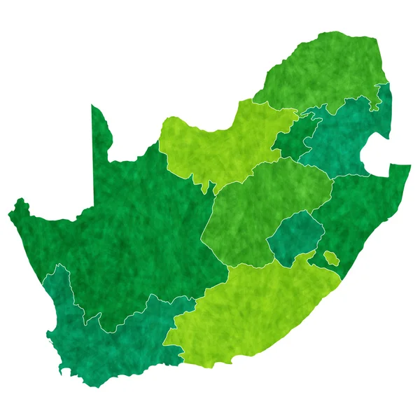 África do Sul mapa países —  Vetores de Stock