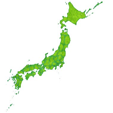 Japonya Haritası iller