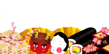 Setsubun iblis arka plan