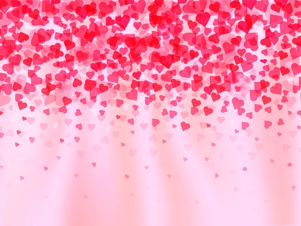 Valentine srdce pozadí — Stockový vektor