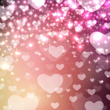 Sevgililer günü kalp arka plan