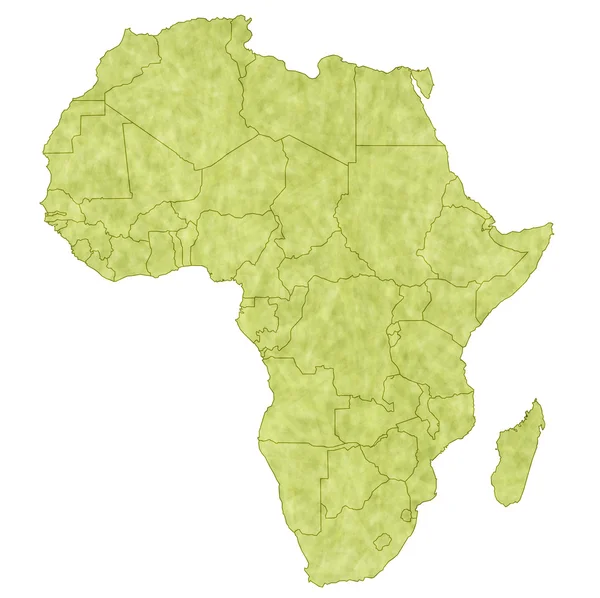 Afrique carte pays — Image vectorielle