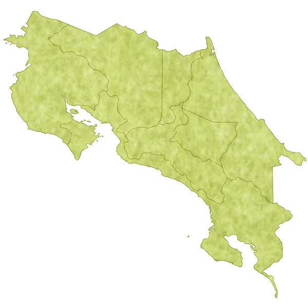 Costa Rica carte pays — Image vectorielle