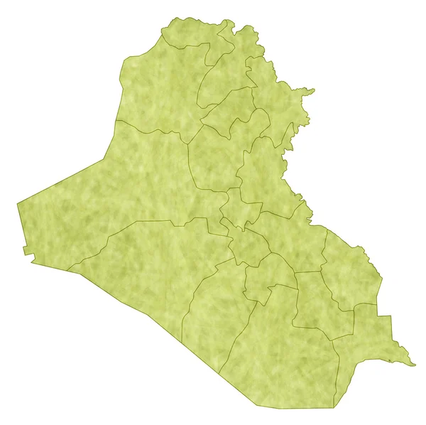 Irak karta länder — Stock vektor