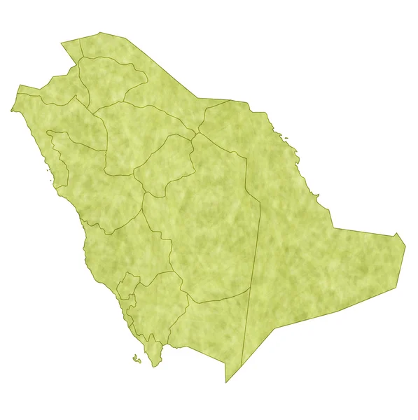 サウジアラビア地図国 — ストックベクタ