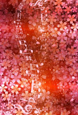 Kiraz çiçeği arkaplanı