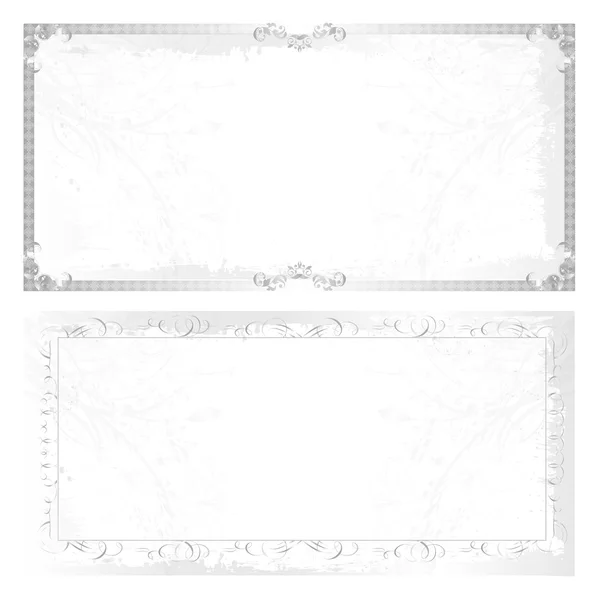 Documenten papier frame — Stockvector