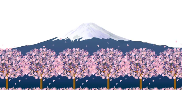 Fondo de cereza Fuji — Archivo Imágenes Vectoriales