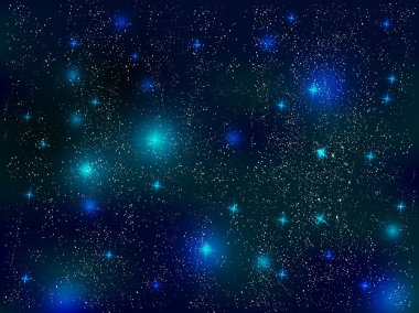 Kozmik gökyüzü arka plan
