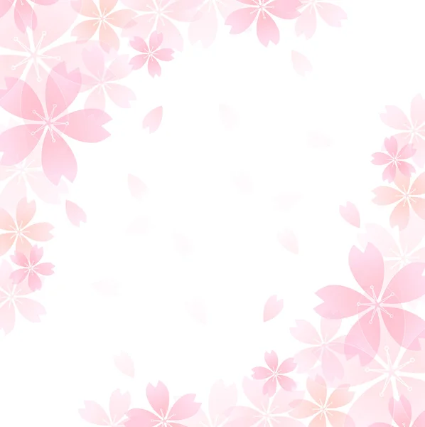 Kiraz çiçeği arkaplanı — Stok Vektör