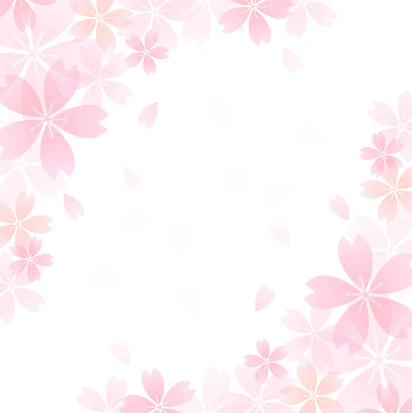 Fondo de flor de cerezo — Vector de stock