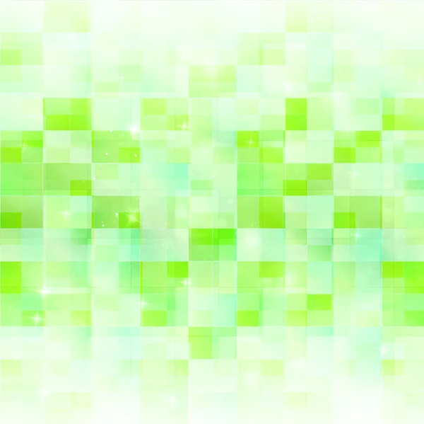 新鮮な緑のチェックの背景 — ストックベクタ