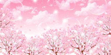 kiraz gökyüzü arka plan