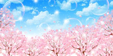 kiraz gökyüzü arka plan