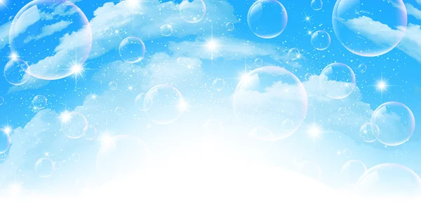 Sky clouds background — Stock Vector