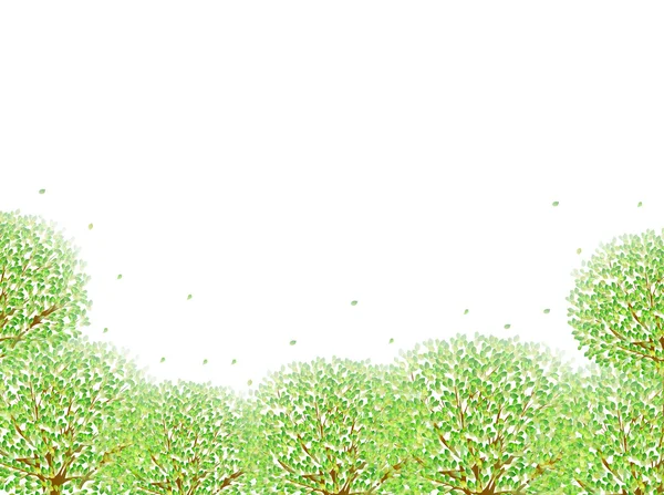 พื้นหลังสีเขียวสดใบ — ภาพเวกเตอร์สต็อก
