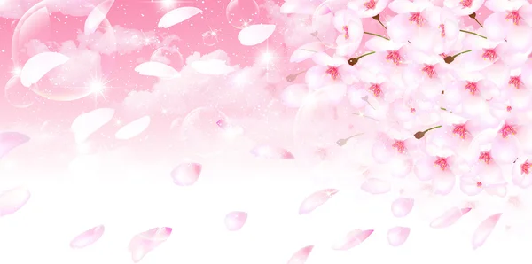 桜の背景 — ストックベクタ