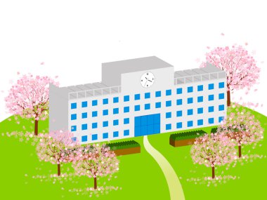 Kiraz okul arka plan