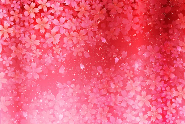 Cherry fundo de papel japonês — Vetor de Stock