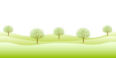 Ağaç yaprak taze yeşil