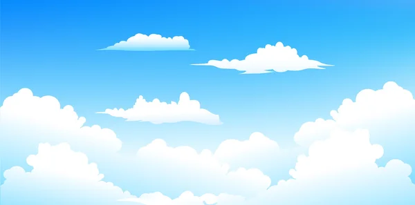 Ciel nuages fond Illustrations De Stock Libres De Droits