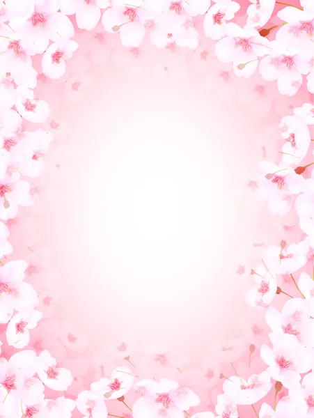 Latar belakang Cherry Blossom - Stok Vektor