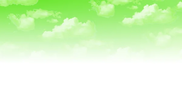 Ciel fond vert frais — Image vectorielle