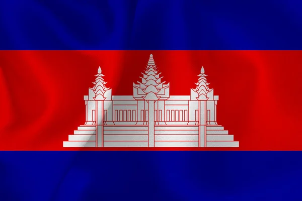 Drapeau du Cambodge — Image vectorielle