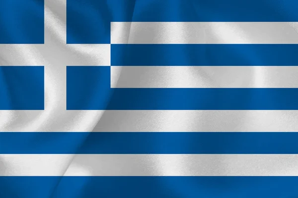 Bandera de Grecia — Vector de stock