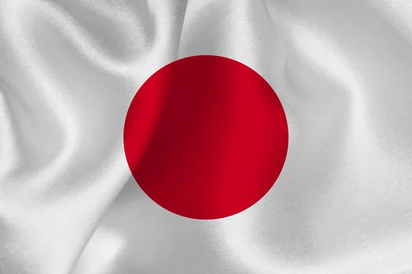Bandiera giapponese — Vettoriale Stock