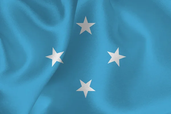 Micronesia, Federale Staten vlag vlag — Stockvector