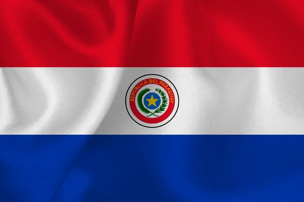 Paraguay vlag vlag — Stockvector