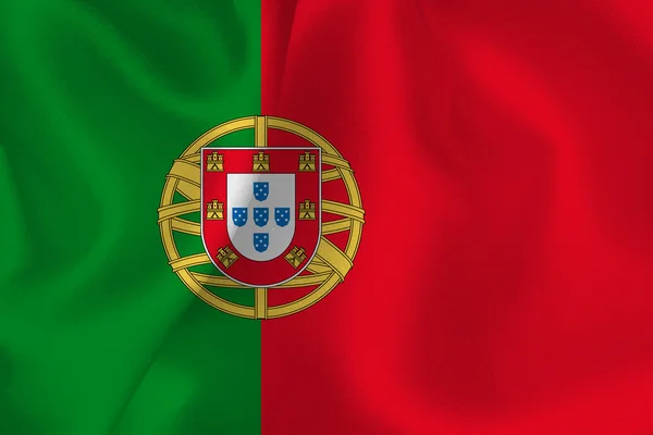 ポルトガルを旗します。 — ストックベクタ
