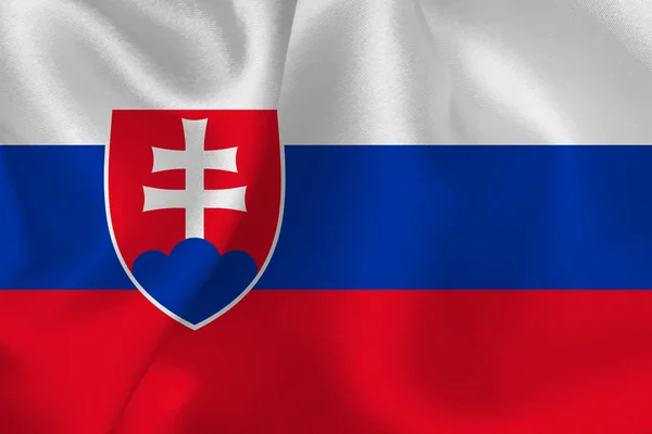 Slovakia flag flag — Stock Vector