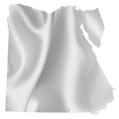 Mısır harita siluet